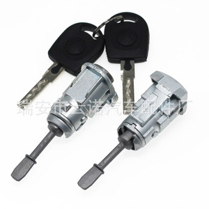 Passat B5 Bora Golf Door <b>Lock</b> Cylinder 1U0837167 Cylindrical <b>Lock</b> With 2 <b>Keys</b> Grey Color - Product Image 2
