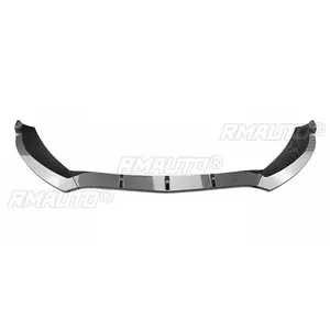 3 pièces pour Mercedes Benz Classe C W205 C300 C160 C200 C350e C260 AMG 2015-2018, spoiler de pare-chocs avant, style carbone - Product Image 3