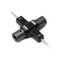 Kunci Pas Ratchet Satu Arah M5 8mm Soket 1.5/2.0mm Alat Hex untuk Mur Motor Drone FPV 5" Pelepasan Cepat