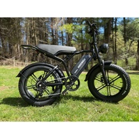 Vélo électrique Ecoride V8 750 W, pneus larges 15 Ah, livraison gratuite, double selle, tout-terrain