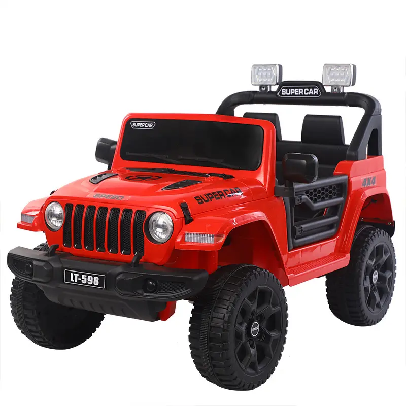 Hot sale four-wheel drive high configuration 12v RC electric car, baby riding toy car