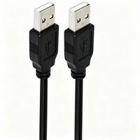 Kabel Ekstensi USB 2.0 20-Inci dengan Konduktor Tembaga Murni untuk Pengisian Daya & Transfer Data USB-A ke Adaptor AM/BM/AM