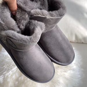 Bottes de neige en cuir thermique de luxe unisexe de haute qualité Uggs, élégantes, confortables, chaudes, légères et épaisses - Product Image 2