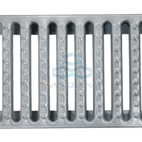 Métal galvanisé Caillebotis en acier Plate-forme passerelle Escalier Tranchée Couvercle de drainage Caillebotis en acier verrouillé par pression Coupe perforée