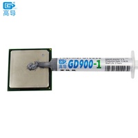 7 buah berat bersih 3 gram GD900-1 abu-abu 6.0w/m-k termal konduktif pasta minyak plester peredam panas senyawa abu-abu untuk CPU LED
