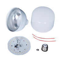 Vente en gros de pièces détachées pour ampoules LED de type T, non assemblées, SKD CKD, 5W 10W 15W 20W 30W 60W Watt B22, boîtier LED, matière première SKD, ampoule LED
