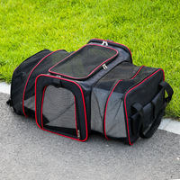 Offre Spéciale chat chien transporteur pour deux chats grand transporteur pour animaux de compagnie sac à dos grand chat organisateur sac fourre-tout pull transporteur pour animaux de compagnie