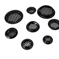 Grille d'aération ronde noire OEM ODM certifiée CE et conforme ROHS pour équipement électronique Shenzhen Capstan Technology