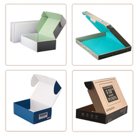 Boîte d'expédition pour avion en carton ondulé robuste et écologique, personnalisable avec logo, auto-scellante, pour courrier