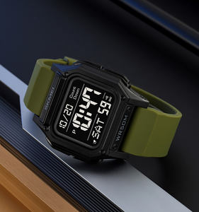 <span class=keywords><strong>Montre</strong></span> sport décontractée pour <span class=keywords><strong>homme</strong></span> SKMEI, bracelet en silicone étanche, affichage LED carré, fonction alarme, <span class=keywords><strong>montre</strong></span> électronique de luxe, Reloj Hombre - Product Image 1