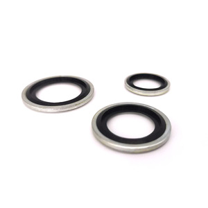 ปะเก็นคอมโพสิตแบบปรับศูนย์ได้เอง Kairuite Metric หนา 1 มม. ทนทานต่อการสึกหรอ สำหรับซีลข้อต่อไฮดรอลิกในรถยนต์ - Product Image 1