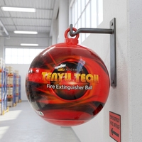 Boule extinctrice de 2,8 kg, poudre sèche ABC, boule anti-incendie automatique, classe A B C E F, suppression d'incendie de 6 m³ pour la maison, le bureau, la voiture