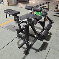 VIGFIT Equipo de Fitness de Acero para Uso Comercial, Máquina de Puente de Cadera, Entrenador de Abducción de Piernas, Prensa de Piernas Inversa
