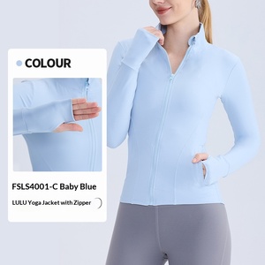 Nouvelle collection Automne-Hiver 2026 : <span class=keywords><strong>Cardigan</strong></span> de yoga <span class=keywords><strong>Lulu</strong></span> pour femme, manches longues, anti-transpiration, avec poche zippée, idéal pour le sport et la course à pied - Product Image 6