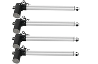 Kit d'actionneur linéaire synchronisé 4-en-1 SLA03 12V 24V DC 6000N avec contrôleur pour système de mouvement électrique