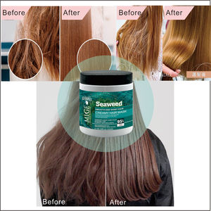 Wiseking yosun saç maskesi 500ML kıvırcık ve hasarlı saçlar için pürüzsüz ve parlak besler saç maskesi için bukle Keratin tedavisi geliştirmek - Product Image 6