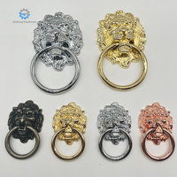 Poignées d'anneau de traction en alliage de Zinc de haute qualité en or/argent/rouge Lion de Bronze antique pour dossier de chaise pour cuisine salle à manger chambre d'hôtel