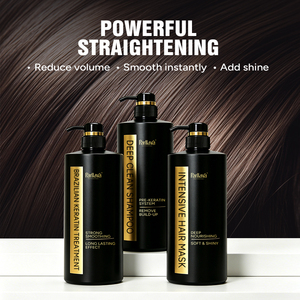 <span class=keywords><strong>Trattamento</strong></span> <span class=keywords><strong>Capelli</strong></span> Istantaneo Lisciante con Cheratina e Olio di Argan ad Azione Rapida e Lunga Durata, Crema Anti-Crespo Professionale per Uso in Salone OEM - Product Image 1