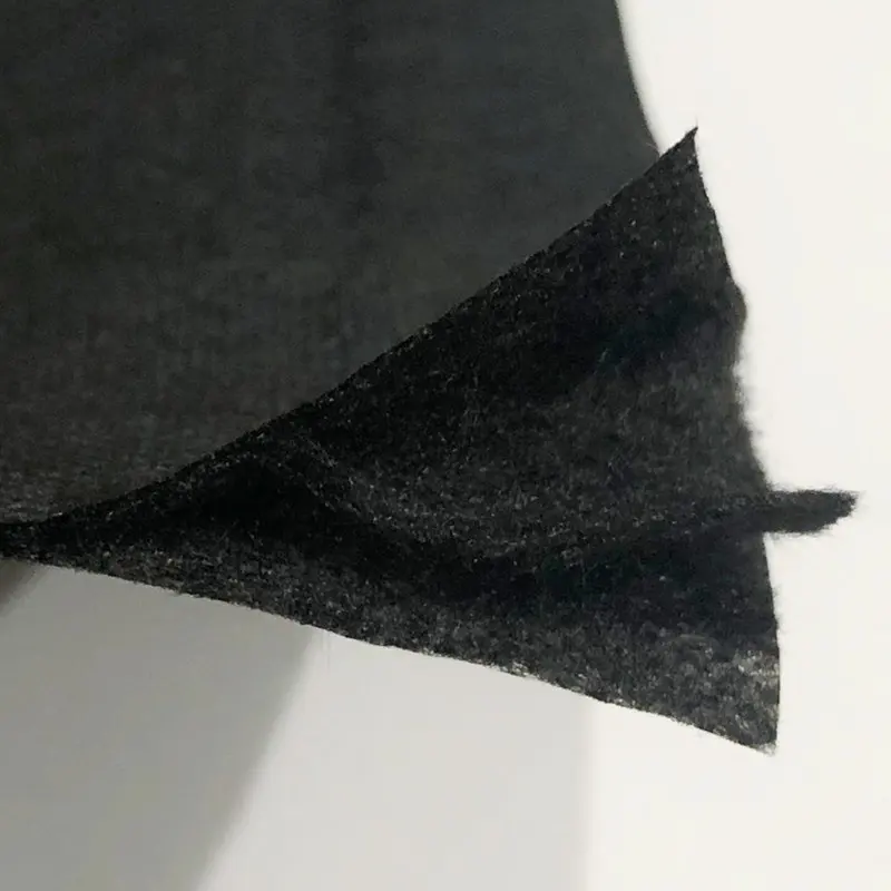 Rb thiết kế mới 25 + 70 + 25GSM sợi Carbon hoạt tính cảm thấy Composite vải không dệt vải ba lớp vải carbon lọc lưới túi lót