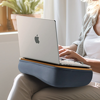 Coussin de lecture et support de bureau en tissu doux pour la peau avec remplissage de billes de mousse personnalisées Bellewins