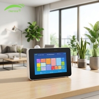 Detector de Calidad del Aire Interior con Pantalla Táctil, Máximo 16 Parámetros: PM2.5, PM10, HCHO, TVOC, CO, CO2, Iones Negativos, BT, WIFI, 4G, Montaje en Pared o Mesa