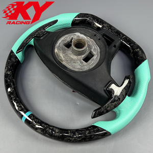 Volant personnalisé avec palettes de changement de vitesse en fibre de carbone forgée pour Mercedes AMG C63 Coupé W204 W205 C300 E350 E550 CLA45 SL63 - Product Image 3