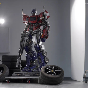 งานประติมากรรมหุ่นยนต์บัมเบิลบี ออพติมัส ไพรม์ ทรานส์ฟอร์เมอร์ ขนาดเท่าตัวจริง ทำจากไฟเบอร์กลาสเรซิ่น สำหรับตกแต่งภายนอก ลดราคาจากโรงงาน มีสินค้าในสต็อก - Product Image 2