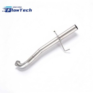Escape Trasero FlowTech de Titanio de Flujo Directo para Honda Fit GK5 1.5L L15B 2014-2020 – Acabado Arenado, Montaje Directo con Tornillos - Product Image 5
