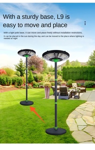 ไฟสวนแบบใหม่ไฟสวนแบบรวมการชาร์จพลังงานแสงอาทิตย์กันน้ำติดตั้งง่ายให้ความสว่างสูงใช้แบตเตอรี่ในสวน - Product Image 4