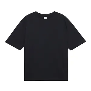 Plain Blank Vintage Drop Shoulder T-shirts 100% Cotton Heavyweight T Shirts Custom Logo Mens Oversized Plus Size Tshirts