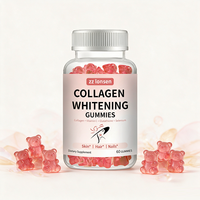 Gummies de Collagène Rose Naturel Hydrolysé avec Vitamine C, Biotine et Sélénium pour la Beauté, le Bien-être, les Soins de la Peau et des Ongles
