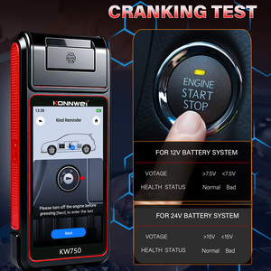 Neuerscheinung Hochwertiger Digitaler Batterietester 12V Batteriekapazitätstester Auto-Batterieanalysator Konnwei kw750 - Product Image 3