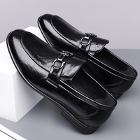 Mocassins à lacets antidérapants Evergreen en cuir véritable avec plateforme, amorti, anti-odeur et tissu en coton