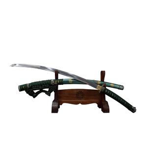 <span class=keywords><strong>Spada</strong></span> Longquan 104cm in Acciaio T10, Katana Verde Magica, Set Regalo di Lusso per <span class=keywords><strong>Uomo</strong></span> con Scatola in Broccato, <span class=keywords><strong>Spada</strong></span> Samurai per Cosplay e Decorazione Casa - Product Image 6