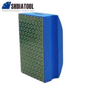 Grit800 Tampon de polissage manuel en diamant électrolytique 90X55MM Bloc de tampons de ponçage en diamant revêtu pour marbre, granit, béton, verre - Product Image 3