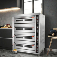 Four à sole électrique commercial XIFA avec contrôle numérique 220V/380V – Équipement de cuisson automatique pour pain et pizza