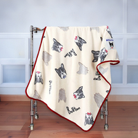 Couverture Douillette et Moelleuse en Polyester Personnalisable, Hypoallergénique, pour Toutes Saisons, Idéale pour Canapé et Lit