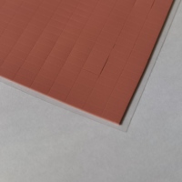 0.5Mm 1Mm 1.5Mm 2Mm 3Mm Feuille de tampon collante isolante en caoutchouc mince de silicone thermoconductrice