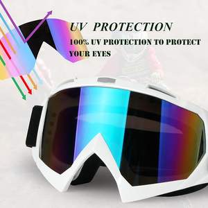 Lunettes de moto tendance, coupe-vent, anti-sable, lunettes de ski, lunettes de protection UV400 pour casque - Product Image 3