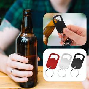 Llavero abridor de botellas de cerveza Hot Bar, negro, plateado antiguo, con logotipo personalizado, abridor de botellas 2D 3D de aleación de zinc esmaltado - Product Image 4