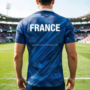 Maglia da <span class=keywords><strong>Calcio</strong></span> Personalizzata della Nazionale Francese 2026, Qualità Thailandese, Uniforme da <span class=keywords><strong>Calcio</strong></span> Sublimata ad Asciugatura Rapida - Product Image 4