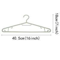 Cintre multifonctionnel moderne en plastique PP au design fonctionnel pour l'organisation de la garde-robe (vente en gros)