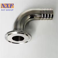 NXF UNS S304/1.4301/SUS304/Z7CN18-0 DN15-1200 de polissage SCH10-XXS en acier inoxydable raccords de tuyauterie de type mandrin