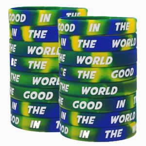 Bracelet inspirant, écologique, professionnel, logo personnalisé, créez votre propre bracelet, bracelets en silicone pour événements - Product Image 1