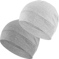 Casquettes de crâne en coton Bonnet léger Chapeaux de sommeil Respirant Casque Liner Running Hat