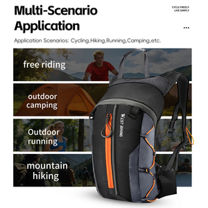 Sac à dos de vélo pliable ultraléger WEST BIKING 10L, respirant, imperméable, sac à dos de randonnée, sac à eau, sac à dos de vélo - Product Image 3