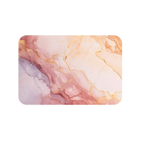 Grande baignoire en diatomite absorbante imperméable à l'eau de qualité supérieure à séchage rapide Tapis de séchage antidérapant pour sol de cuisine et de salle de bain