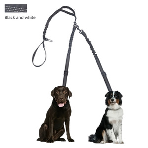 Guinzaglio per cani doppio per cani di taglia media e grande senza groviglio doppio piombo per animali domestici, guinzaglio Modulare regolabile con Hardware resistente - Product Image 4
