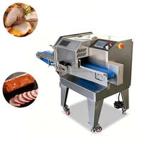 Machine à découper la viande de bœuf et de porc cuite à haute efficacité, trancheuse à jambon haute vitesse, coupe-fromage, équipement de découpe de radis