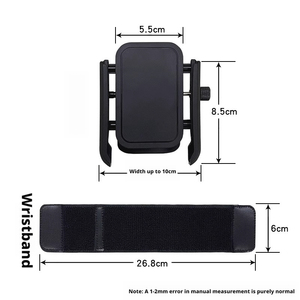 Soporte de Teléfono Giratorio 360° para Muñeca, Brazalete Deportivo Universal para Correr, Senderismo, Ciclismo y Caminar - Product Image 3